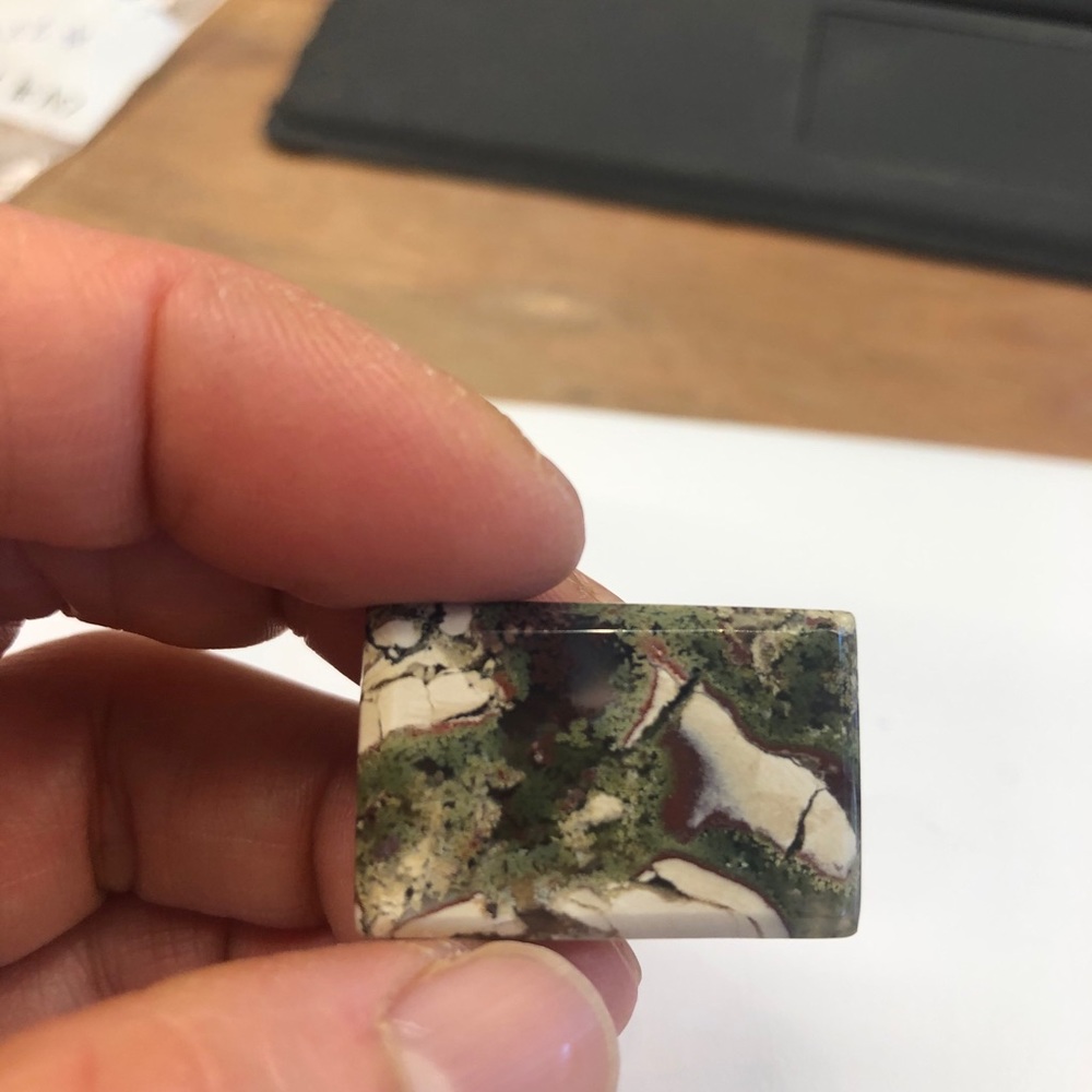 Natural moss agate - Picture 4 of 14